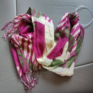 Pink scarf
